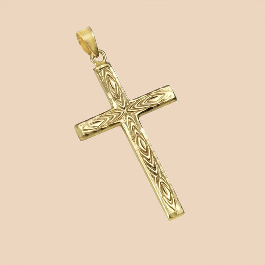 Solid Gold “Crucifix” Pendant