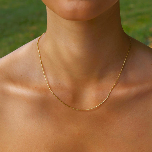 Sterling Silver "Amon" Chain (Gold Plated)