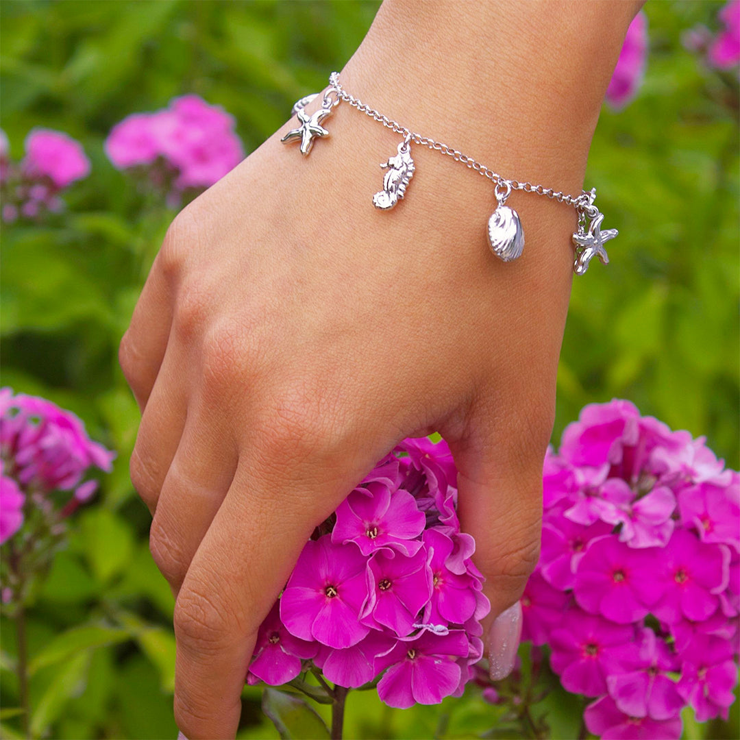 Sterling Silver “Njord” Seashell Bracelet