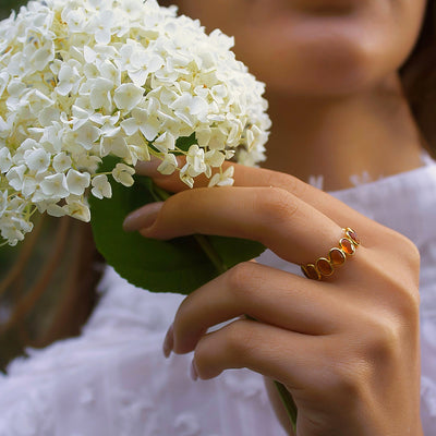 Aurélie Citrine Ring