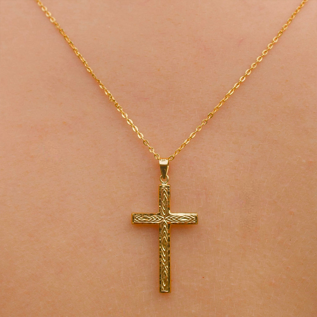 Solid Gold “Crucifix” Pendant