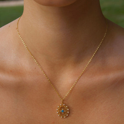 Solid Gold Natural Opal & Diamond 