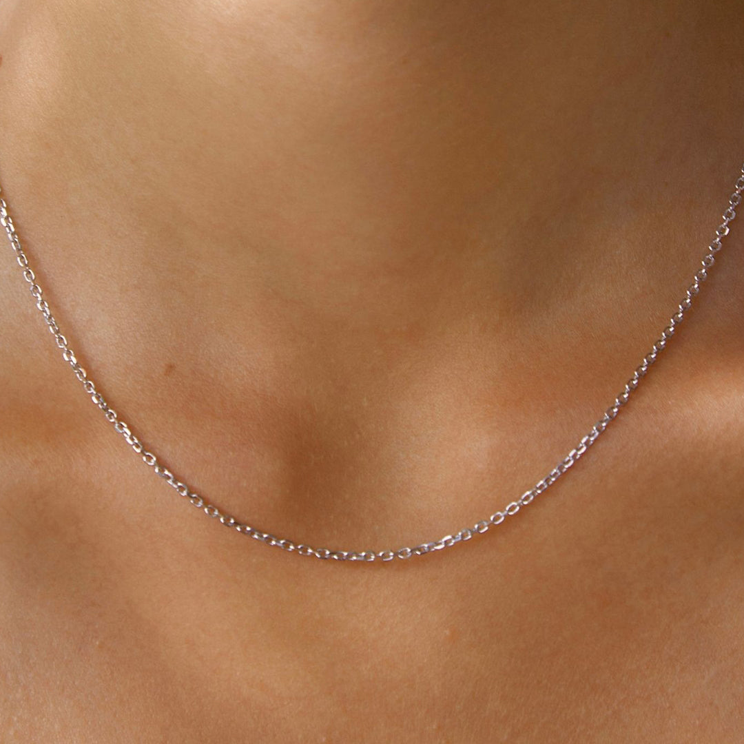 Sterling Silver "Amon" Chain (Rhodium Plated)