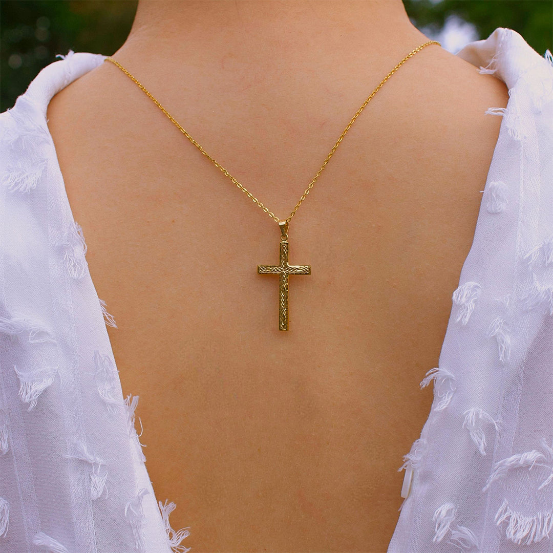 Solid Gold “Crucifix” Pendant