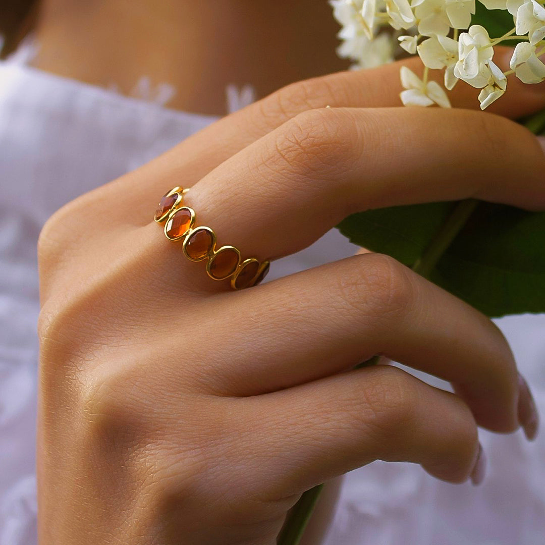 Aurélie Citrine Ring