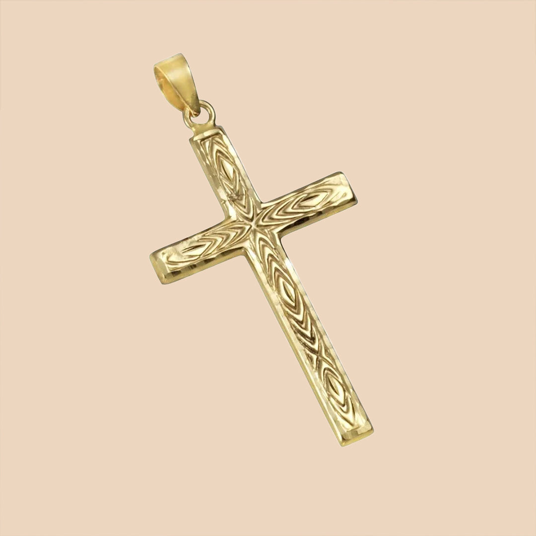 Solid Gold “Crucifix” Pendant